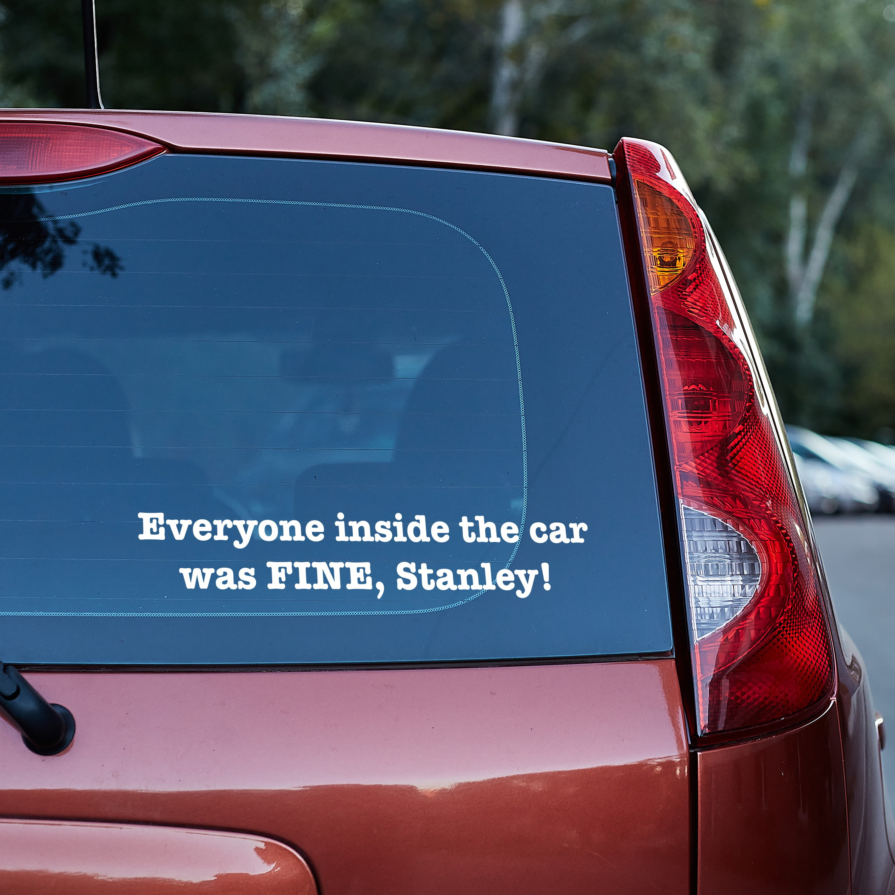The office car stickers deals