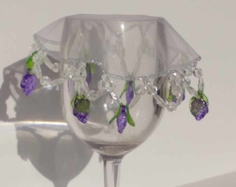 Mug (97B) Cover, Glass Cover, Vintage inspired, Protective Drink Cover
