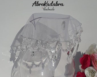 Pitcher Cover(37A), Jar Cover, Jug Cover, Doily Cover, Vintage Inspired