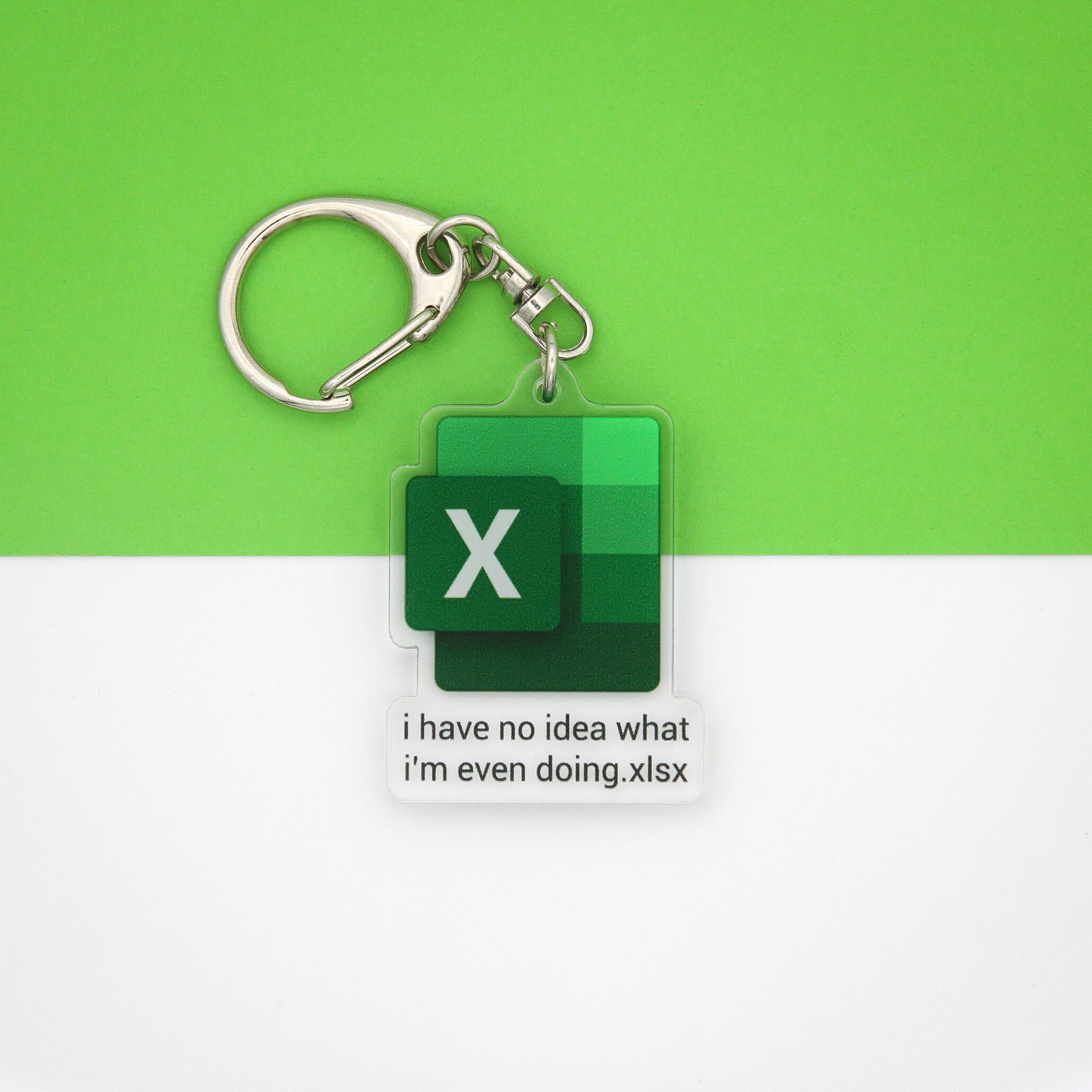 Microsoft Excel keychain funny gift for student teacher Etsy