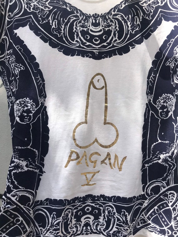 Vivienne Westwood PAGAN t-shirt 90’s penis size XS