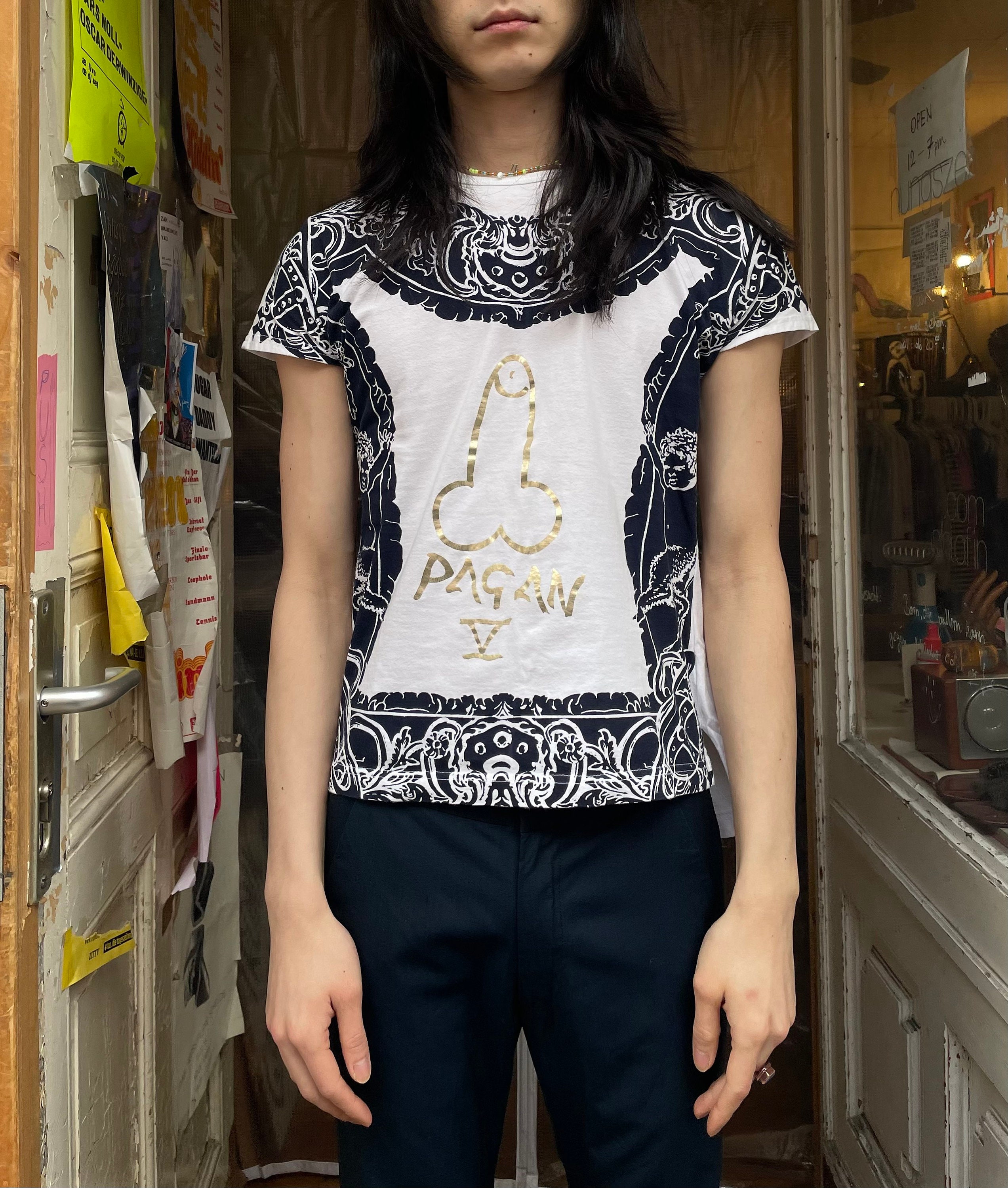 Vivienne Westwood 90's PAGAN T-shirt , Size XS , Archive Vivienne Westwood 90's PAGAN T-shirt , Size XS , Archive