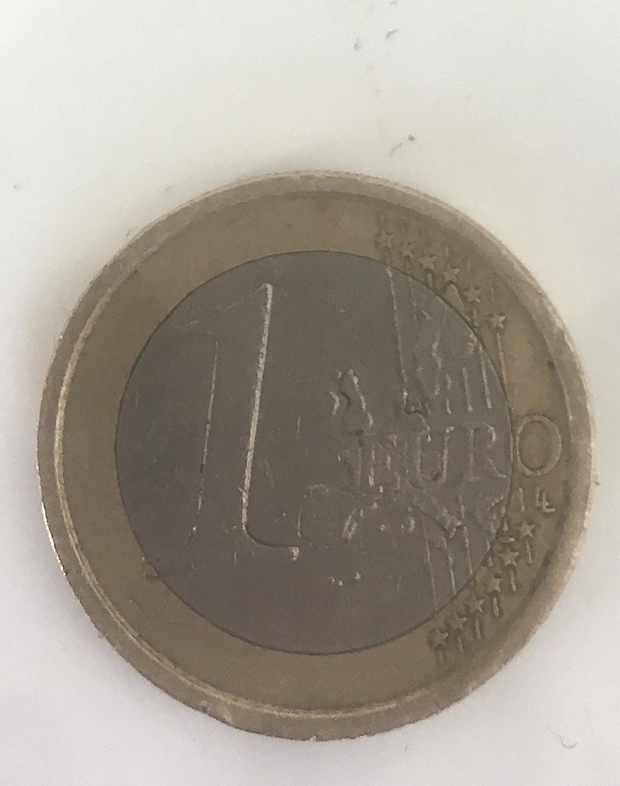 1 Euro Fehlpragung Italien