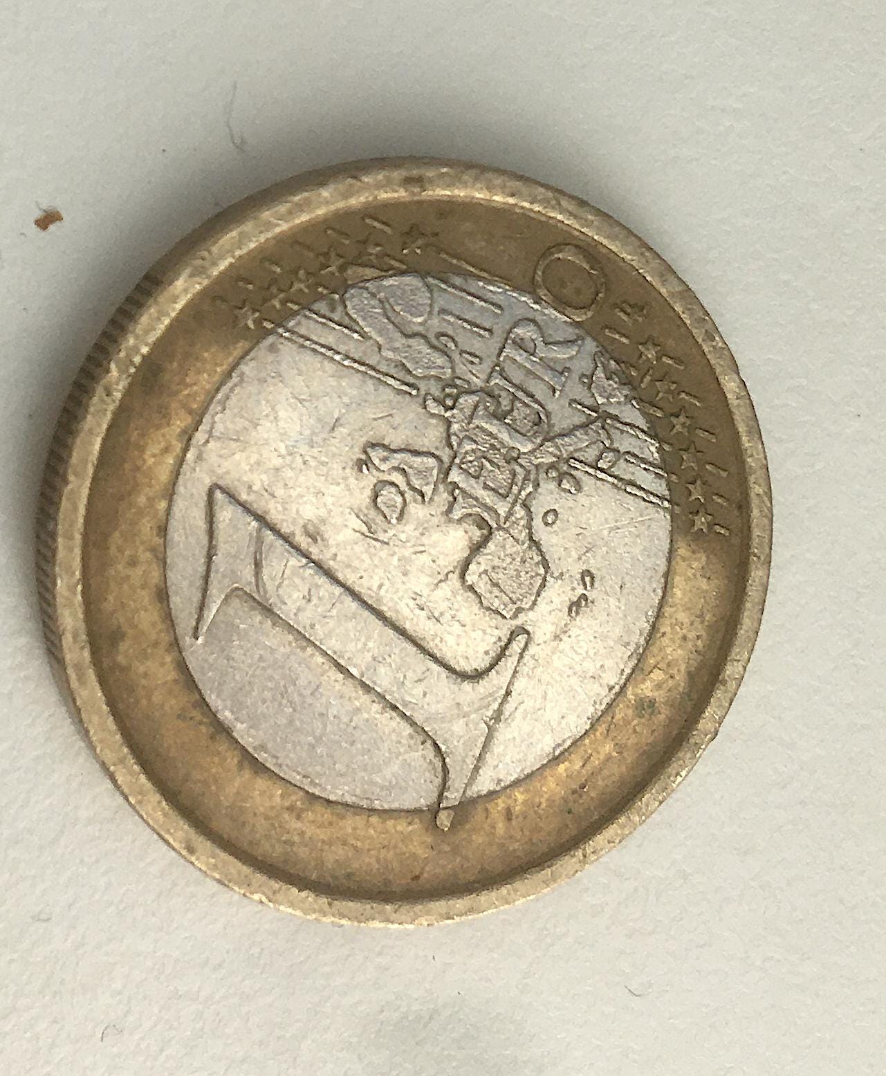 1 Euro Fehlpragung Italien