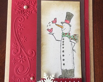 Snowman Christmas cards