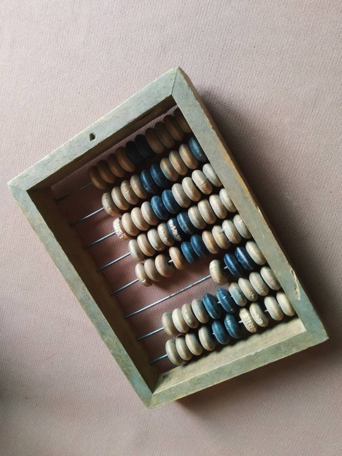 Miniature wooden old abacus antique bookkeeping soviet Etsy
