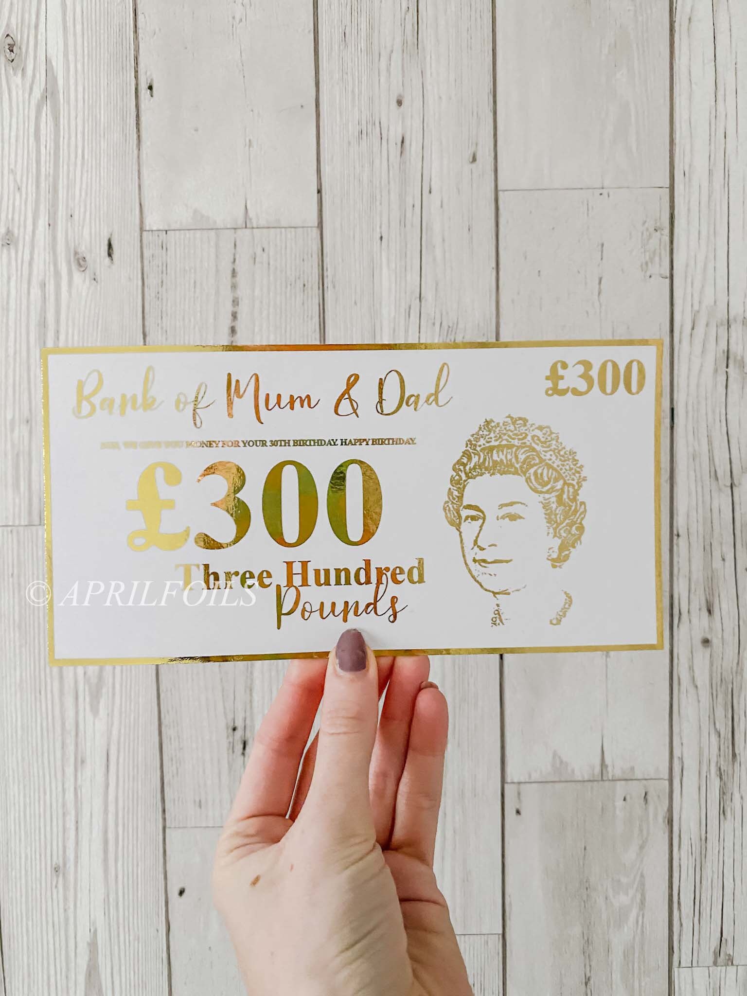 Faux Gift I Owe You Birthday Money Birthday Etsy