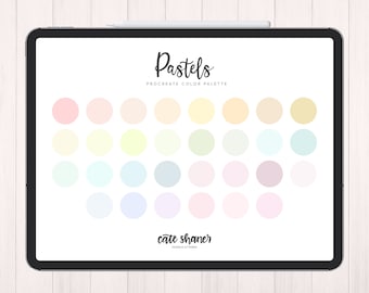 Pasteles Procrean paleta de colores / paleta de colores / descarga instantánea