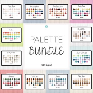 12 Procreate Color Palettes Bundle | Procreate Color Palette | Instant Download