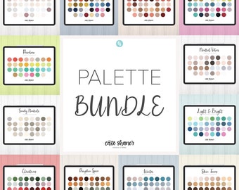 12 Procreate Color Palettes Bundle / Procreate Color Palette / Instant Download