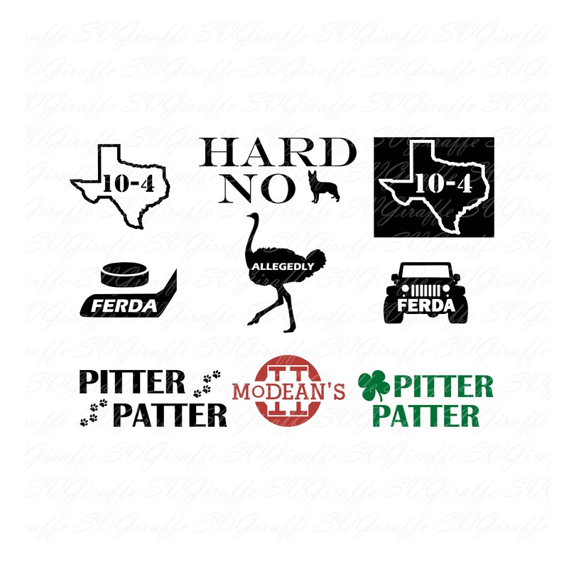 Download Cameo Letterkenny Stencil Vector Silhouette Letterkenny Ferda Svg Dxf Png Pdf Jpg Eps File Bundle Ferda Texas Cut File Cricut Clip Art Art Collectibles