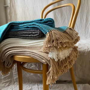 Luxuriöse Alpaka-Überwurf/Tagesdecke/Decken aus Peru
