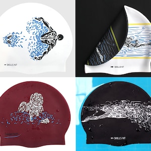 Swimming Caps - Freestyle, Breaststroke & Butterfly | High Quality Silicone