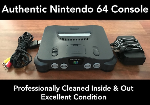 Paquete de consola Nintendo 64 Hasta 4 nuevos controladores - Etsy España