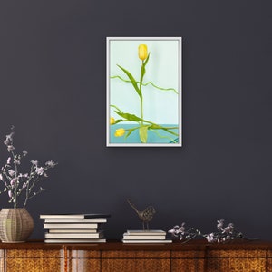 Still Life With Yellow Tulips: Fine Art Photography, Floral Print, Modern Art, Wall Hanging, Abstract Art, Decorative Art, Abstract Floral image 3