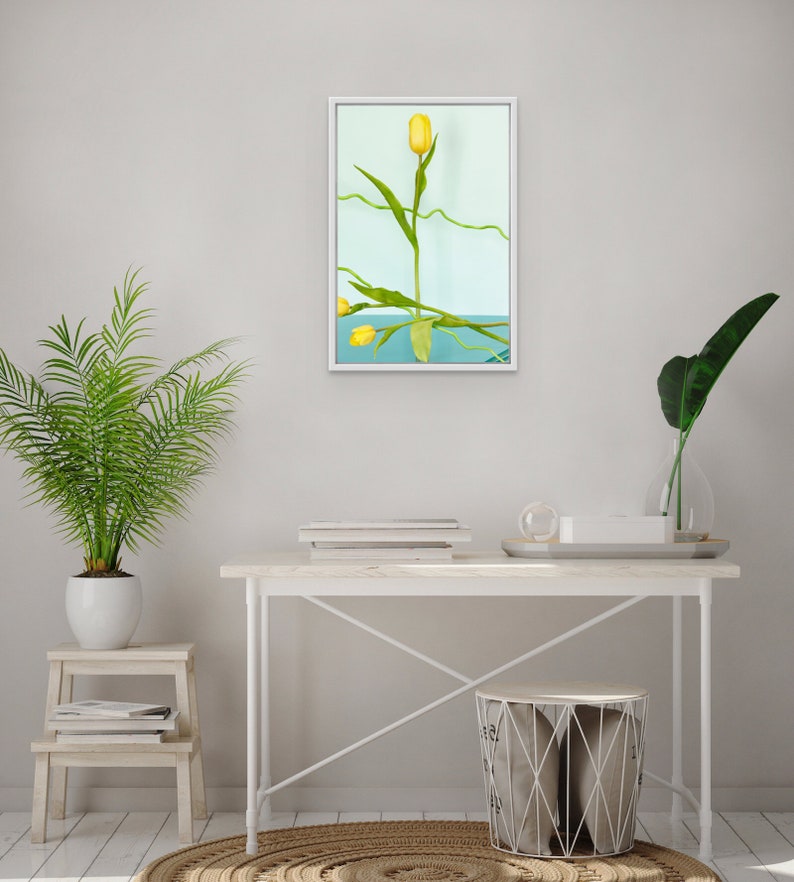 Still Life With Yellow Tulips: Fine Art Photography, Floral Print, Modern Art, Wall Hanging, Abstract Art, Decorative Art, Abstract Floral image 8