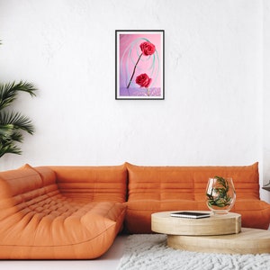 Still Life With Roses: Floral Photo, Modern Art, Wall Hanging, Decorative Art, Fine Art, Abstract Floral, Dreamy Photo, Pink Rose Photo image 3