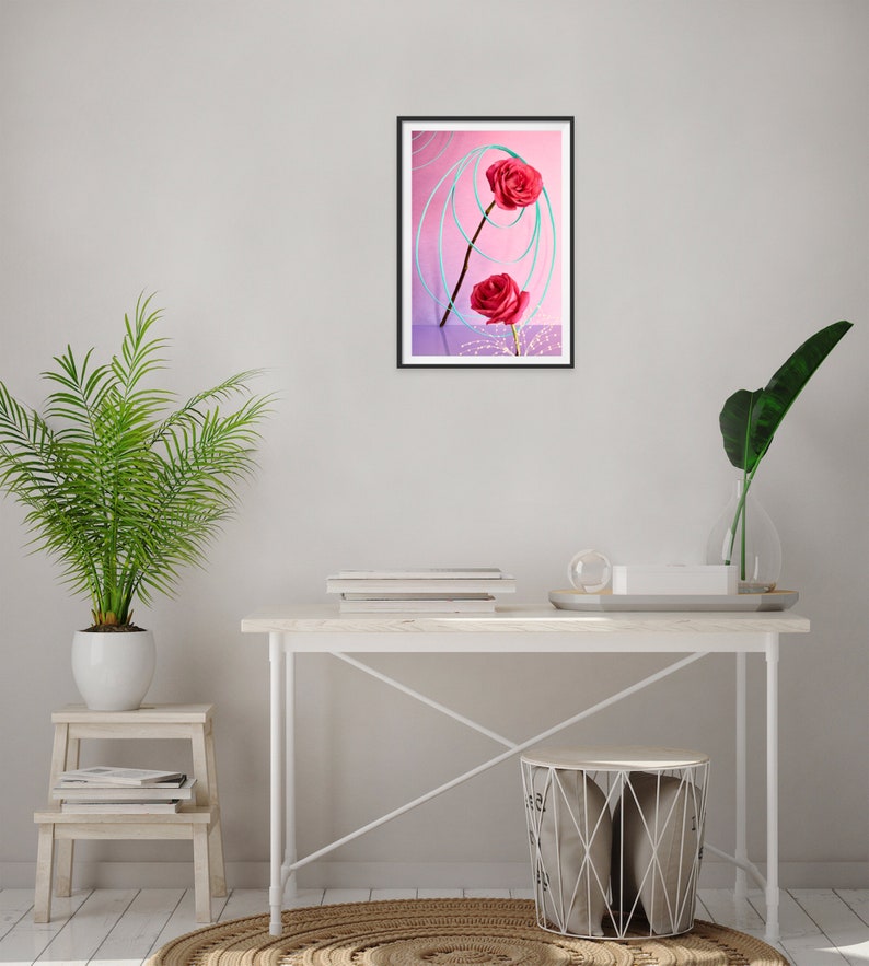 Still Life With Roses: Floral Photo, Modern Art, Wall Hanging, Decorative Art, Fine Art, Abstract Floral, Dreamy Photo, Pink Rose Photo image 8