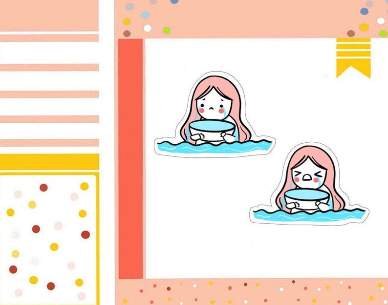 PK31-Cry out loud sticker, planner sticker 