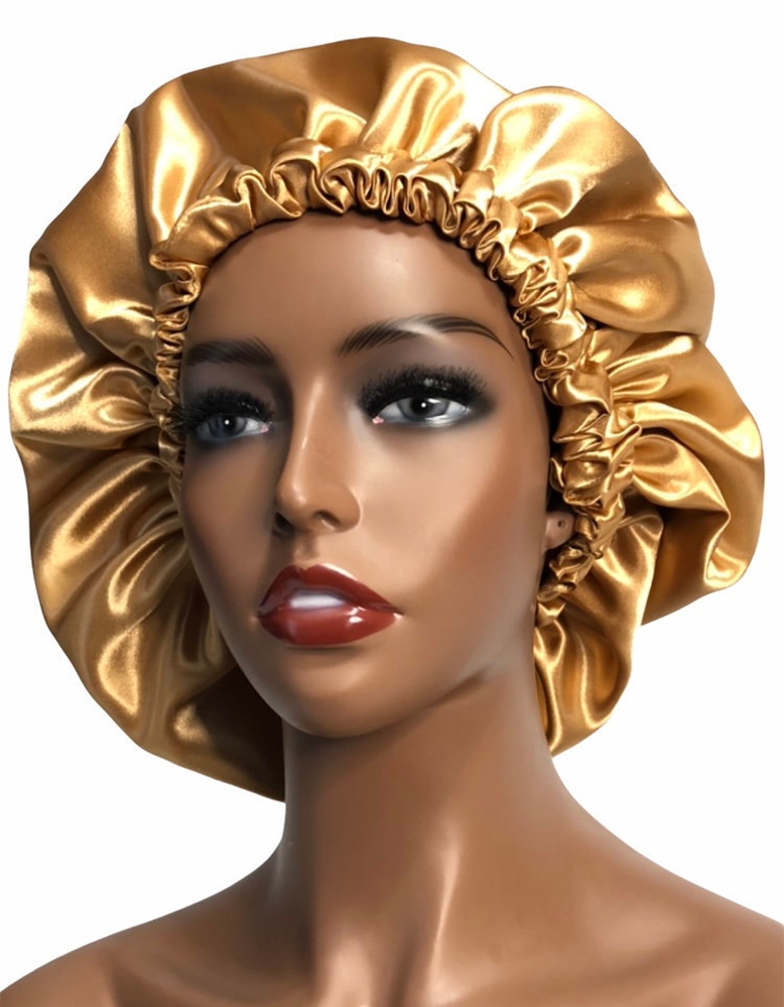 Mist Gold Reversible Satin Bonnet | Etsy