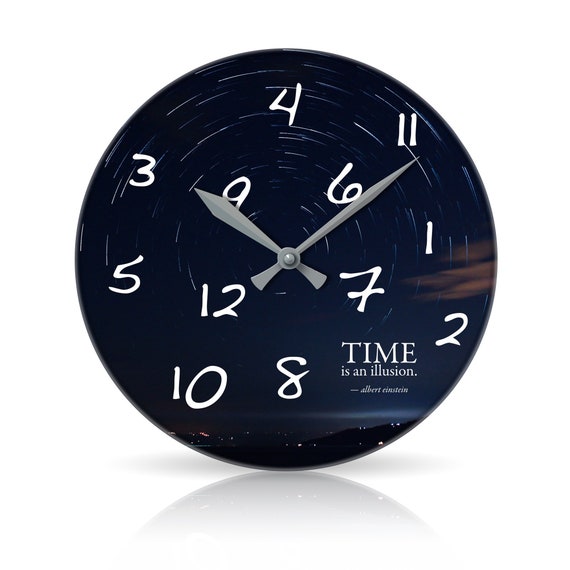 Time is Money 10.75" Round Acrylic Wall Clock 