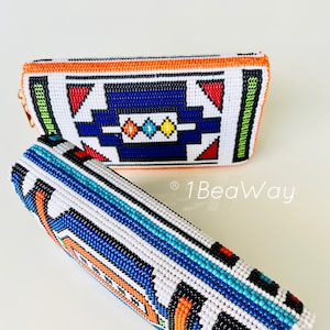Handmade Beaded Purse - Ndebele Art
