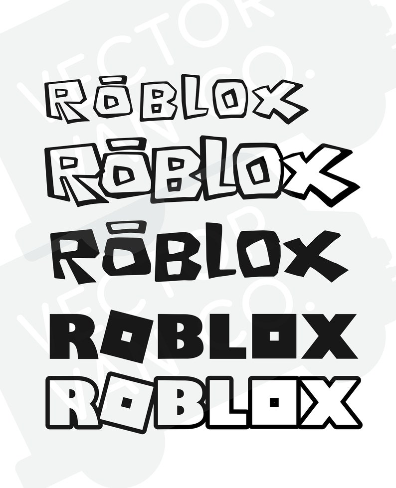 Download Roblox svg bundle pack Roblox cut file Roblox svg alphabet ...