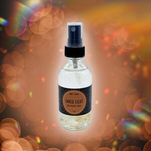 INNER LIGHT Brightening Spray w/ Flower and Gem Essences 2oz //  sun spray // magical spray // sun ritual spray