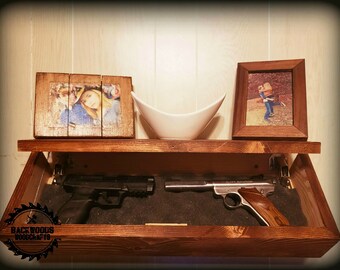 hidden gun storage etsy