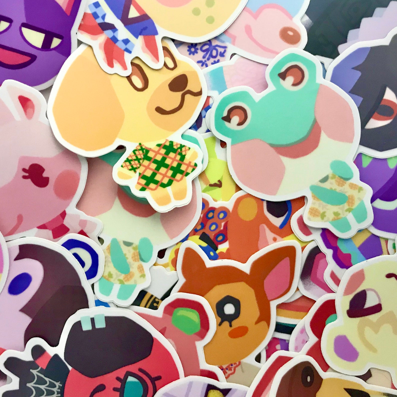 3 ACNH Vinyl Stickers Etsy