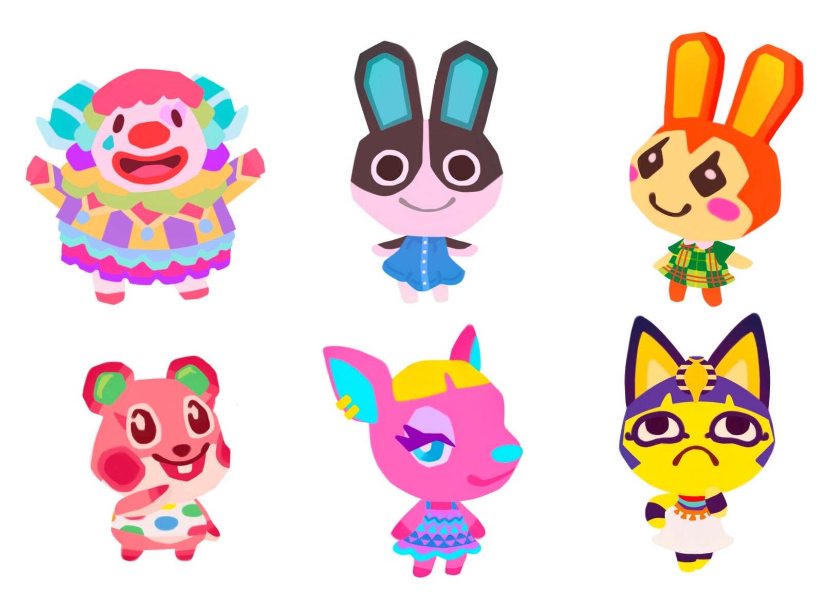 3 ACNH Vinyl Stickers Etsy