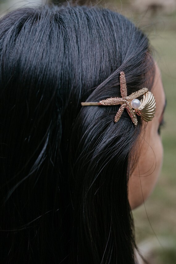 Starfish hair pins discount