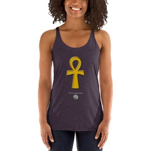 The True World Order &quot;Golden Ankh&quot; Damen Racerback Tank