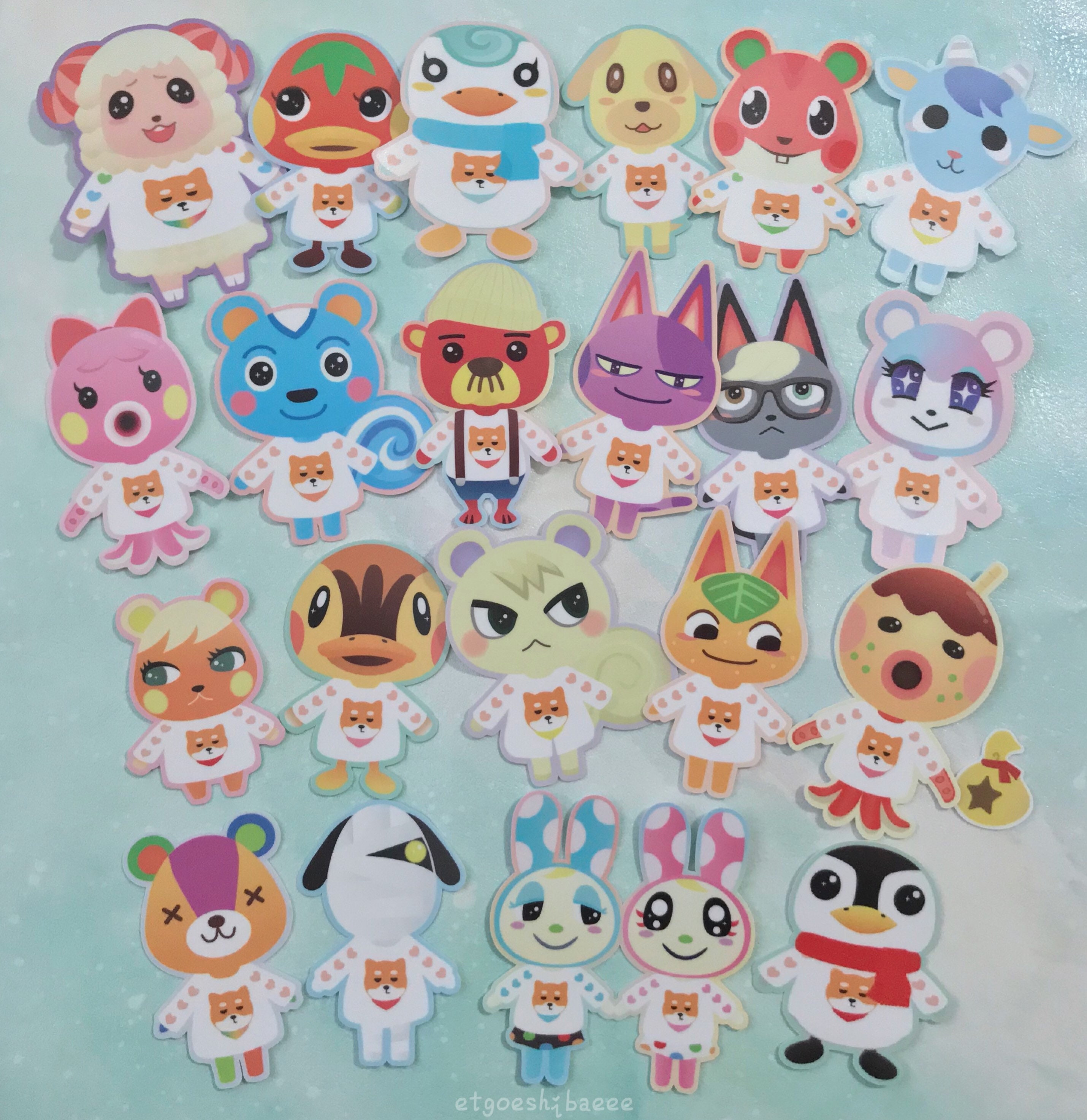 Animal crossing stickers