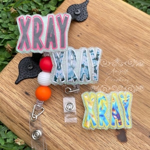 X-Ray Life Badge Reel , X-Ray Technician Badge Reel, X-Ray Tech, X-Ray Technician, Retractable Badge Reel, Radiology Life, Radiology Student