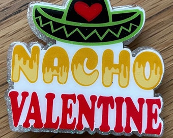 Valentines Day Badge Reel, Nacho Valentine, Valentines Day, Retractable Badge Reel, Valentines Day ID Holder, Hospital Nurse Gift, ID Holder