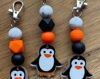 Penguin Keychain, Penguin Gift, Penguins, Penguin Gifts, Cute Penguin, Penguin, Baby Penguin, Baby Penguin Keychain, Keychain, Mini Penguin