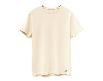 Camiseta de algodón Supima de cultivo estadounidense / Camiseta suave de lujo