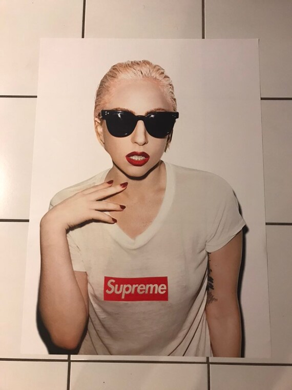 lady gaga supreme tee