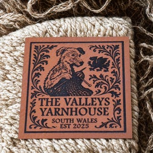 Custom Laser Etched Vegan Leatherette Patches, Logo or Images Large Size Personalized Labels