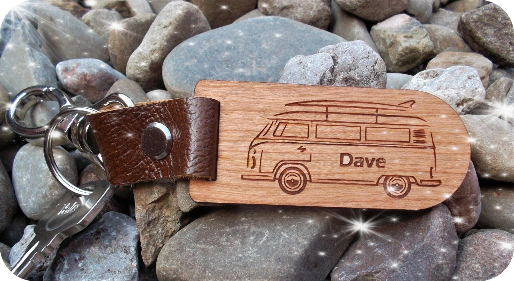 Personalized VW Camper Van Gifts VW Keyring Wood and Etsy UK