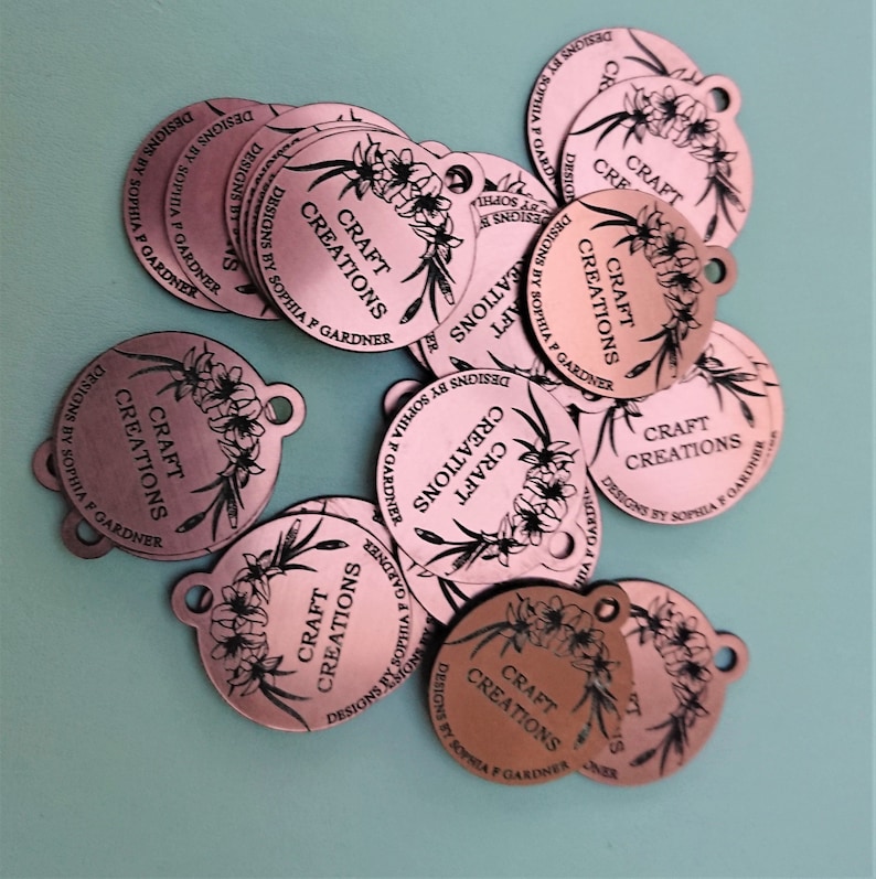 Personalised Tags for Handmade crafts Custom Labels for Etsy