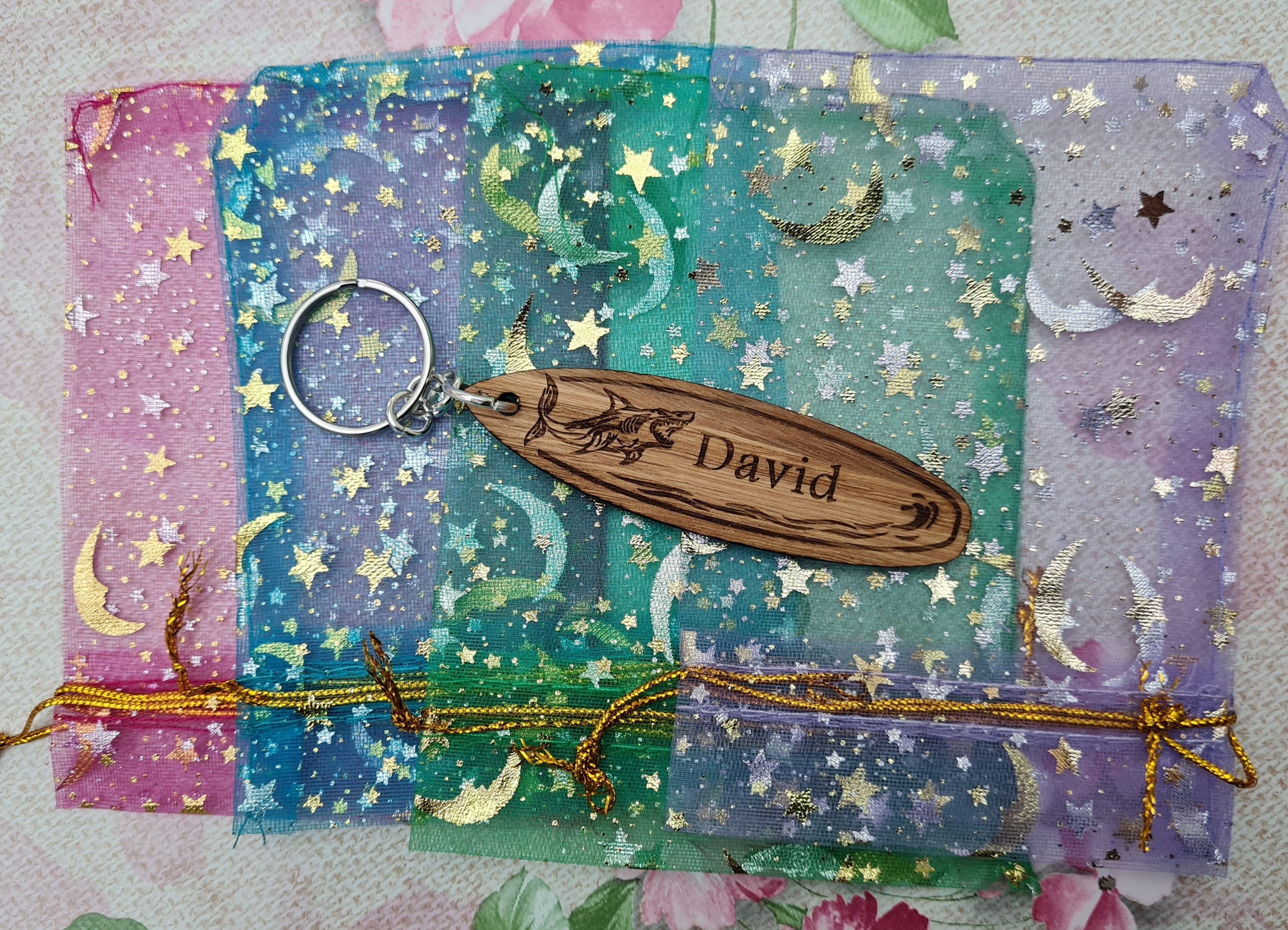 Dolphin Image Surfboard Keychain Mini Surfboard Personalised Etsy UK