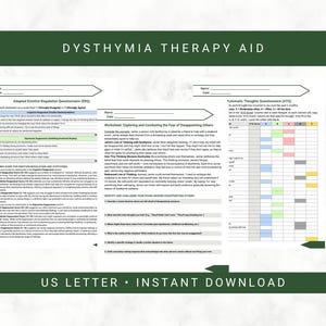 Atq Questionnaire.pdf Dysthymia (persistent Depressive Disorder) Therapy Aid • Worksheets ...