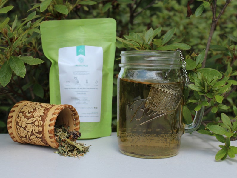 Stress & Anxiety Relief Herbal Loose Leaf Tea STRESS AID 2 Etsy