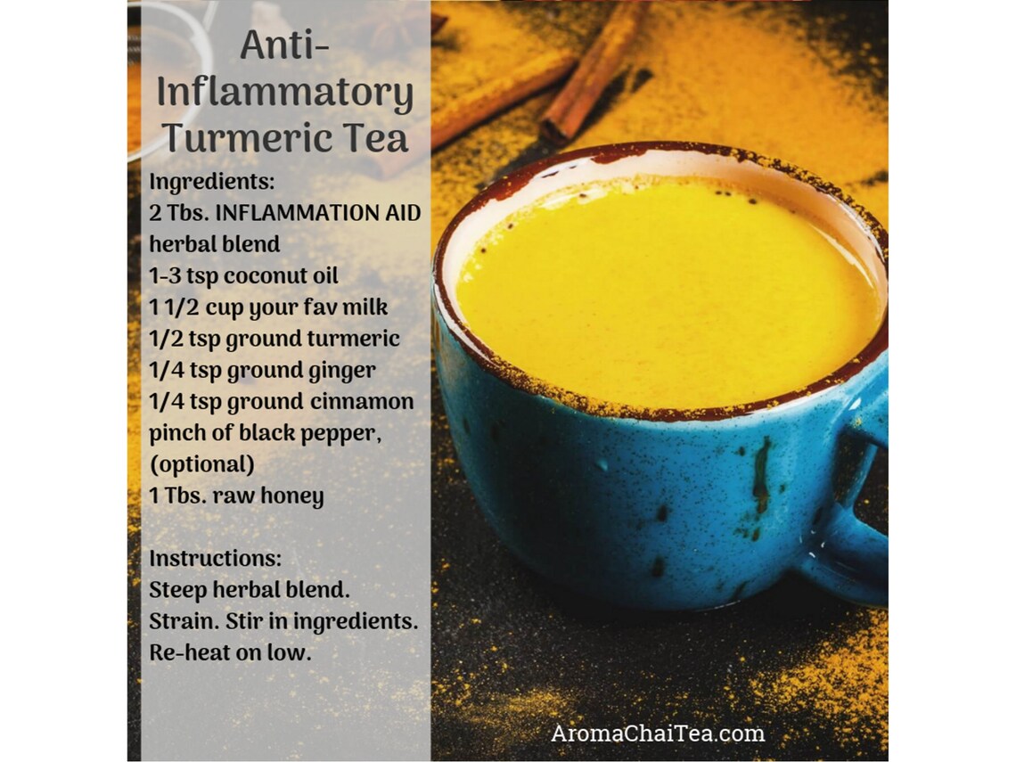 Antiinflammatory Herbal Tea INFLAMMATION AID Loose Leaf Tea Etsy