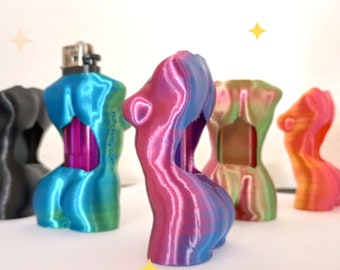 Lighter Cover Holder Sleeve - Female Body - Women Torso