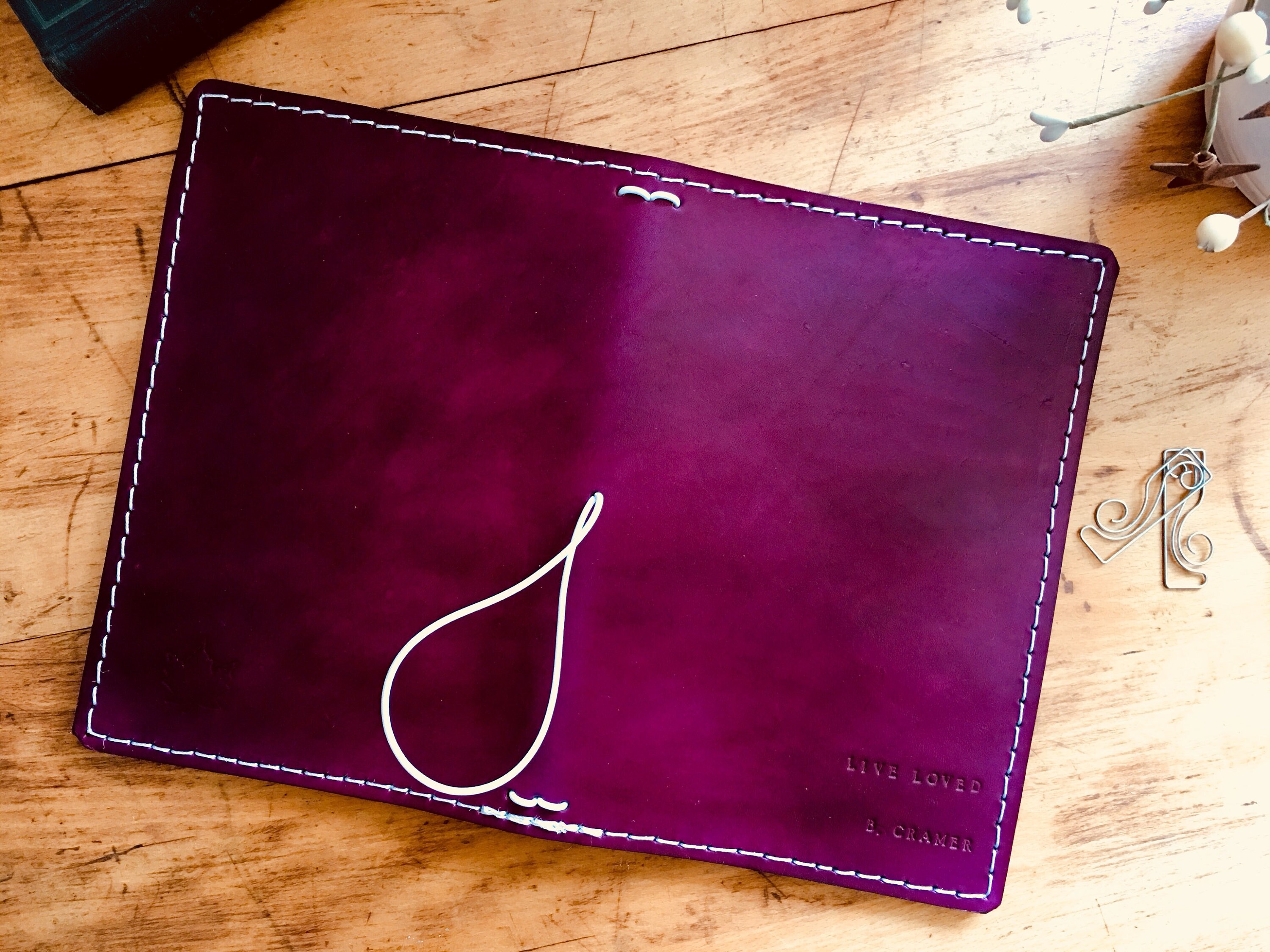 Leather Travelers Notebook With Pockets Travelers Journal Etsy