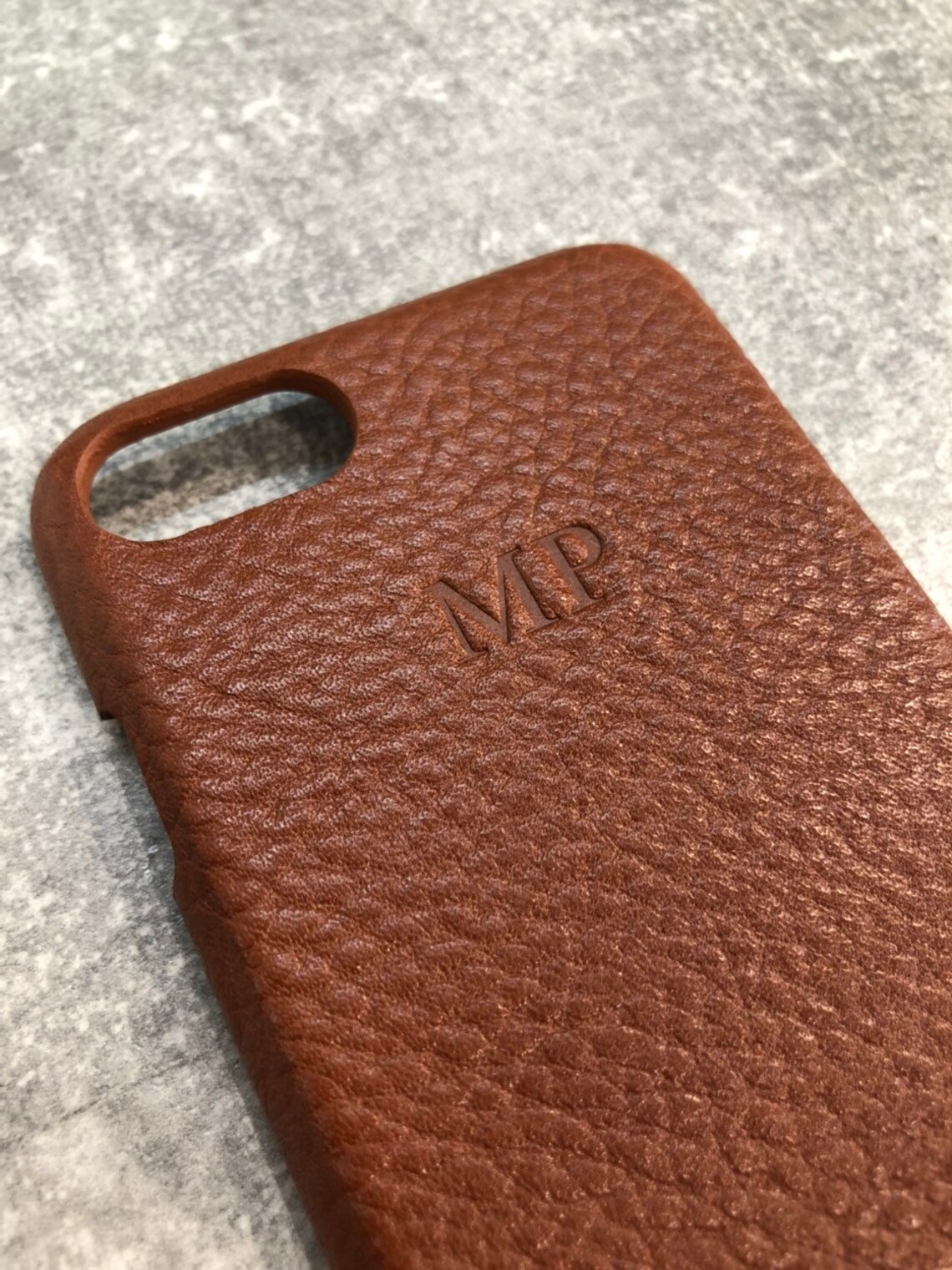 Genuine Leather iPhone SE 2020 Case Personalised With Any Name or