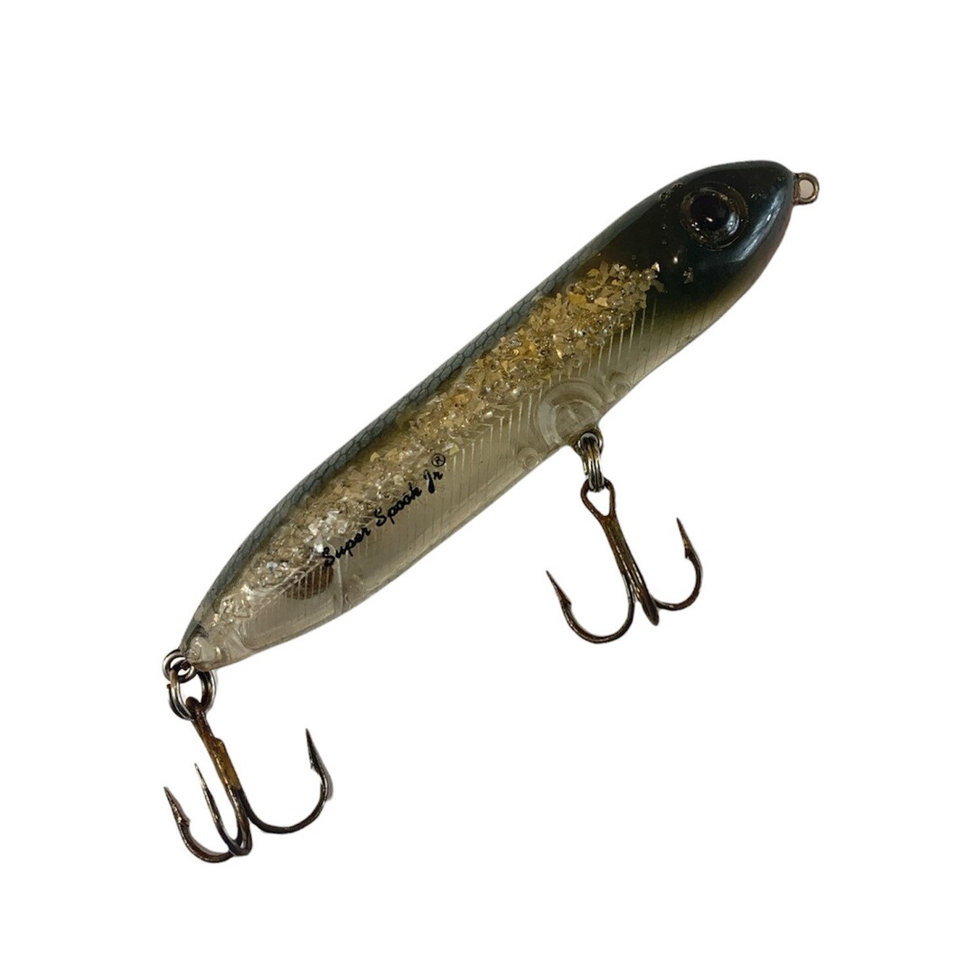 Leurre de pêche vintage Heddon River Runt Spook avec boîte